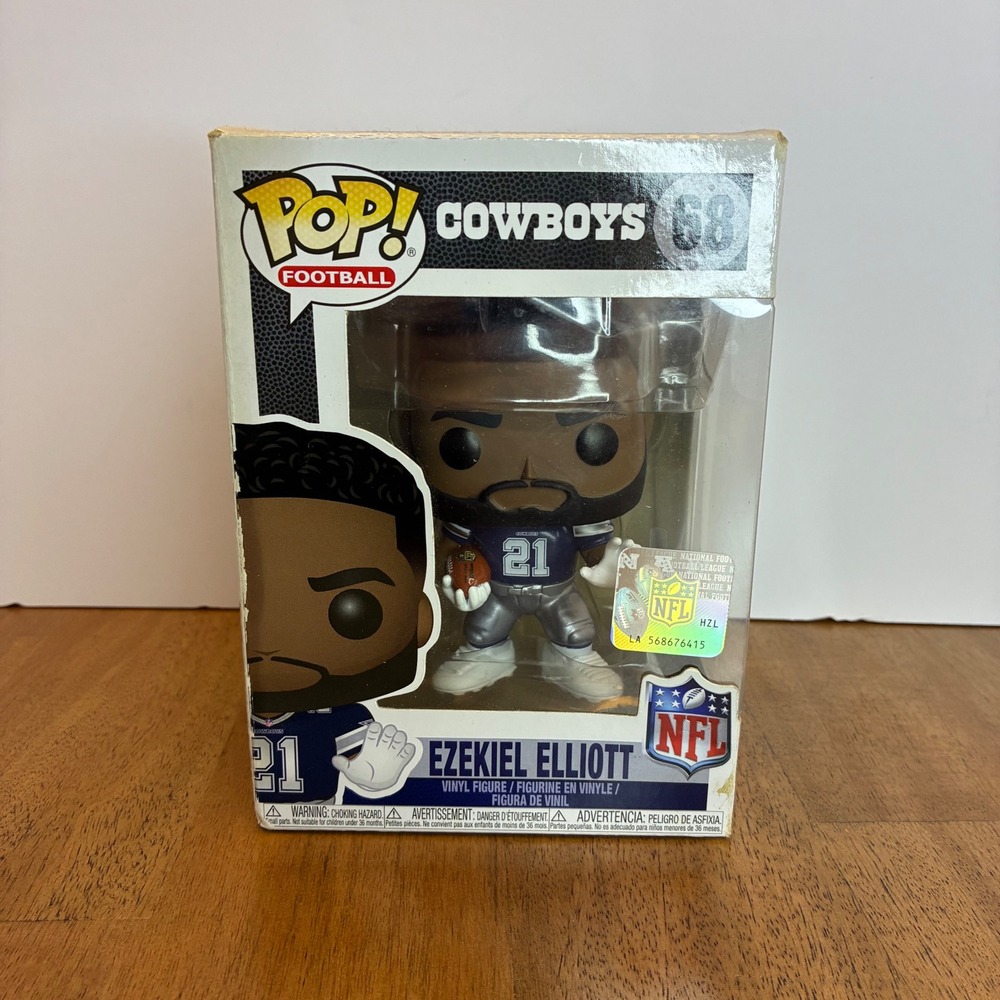 Funko Pop! NFL Cowboys Ezekiel Elliott #68 Vinyl Figure Collectible
Vaulted Toy